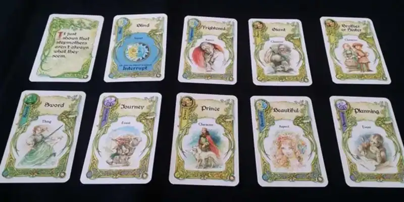 Sử dụng lá bài board game Once upon a time